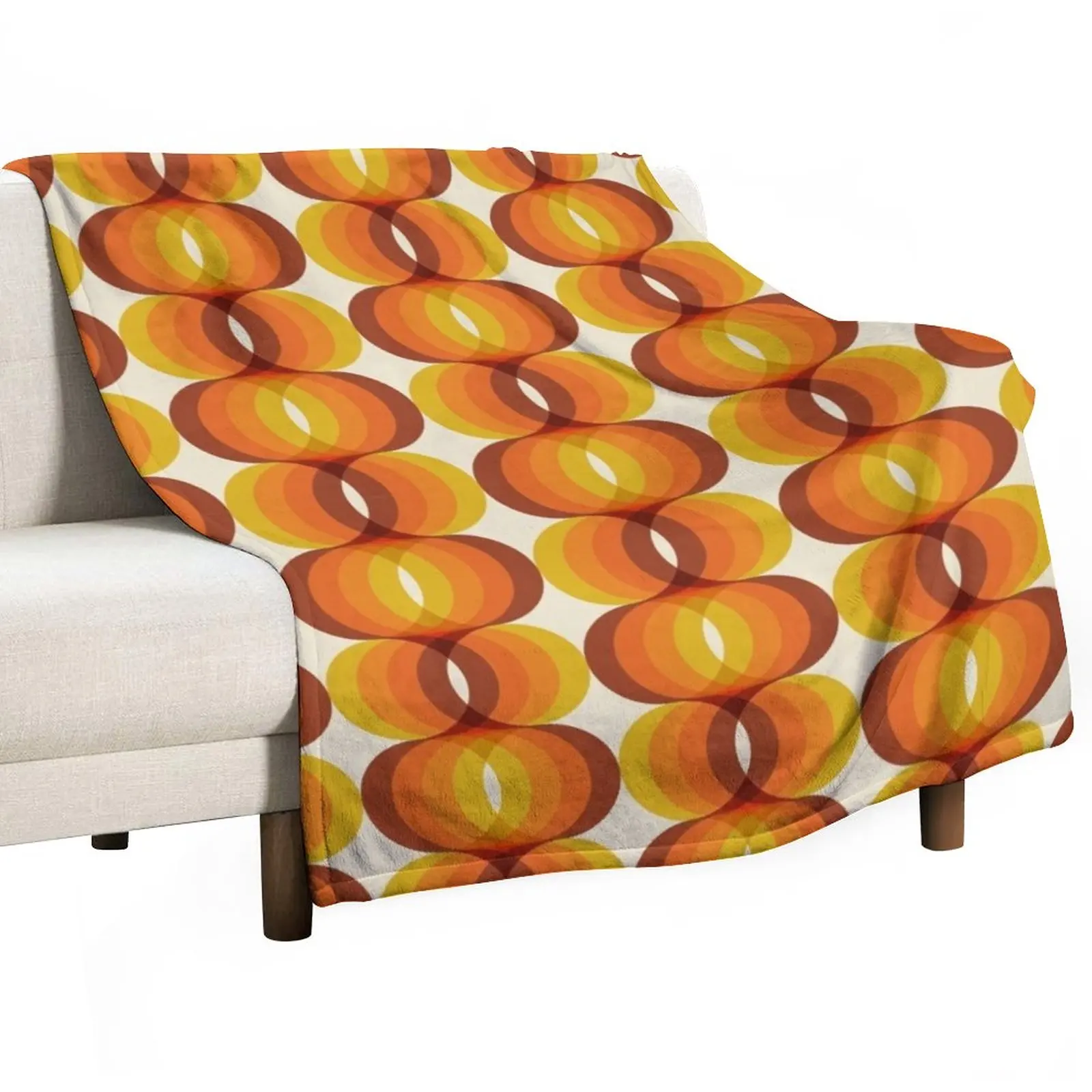 Orange, Brown, and Ivory Retro 1960s Wavy Pattern Throw Blanket Plaid on the sofa Luxury Blanket
Orange, Brown, and Ivory Retro 1960s Wavy Pattern Throw Blanket Plaid on the sofa Luxury Blanket