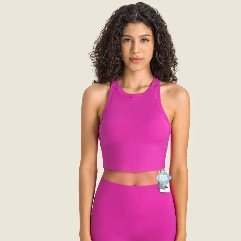 Stretchy Lycra Women High Support Sports Bra Naked Fitness Yoga Crop Tops Ladies Bralette Running Tank Sportswear Gym Clothes
Stretchy Lycra Women High Support Sports Bra Naked Fitness Yoga Crop Tops Ladies Bralette Running Tank Sportswear Gym Clothes