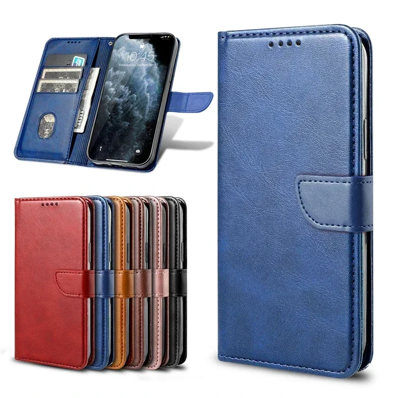 

S24 Ultra S23 FE Plus S22 S21 A15 A05 A05S Edge Case For Samsung Series Case Flip Leather Wallet Bag Cases