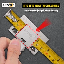 Measuring Tape Clip Stainless Steel Woodworking Convenient Measure Precise Locate Tool Decoration Accessories Measurement Tools 
Measuring Tape Clip Stainless Steel Woodworking Convenient Measure Precise Locate Tool Decoration Accessories Measurement Tools