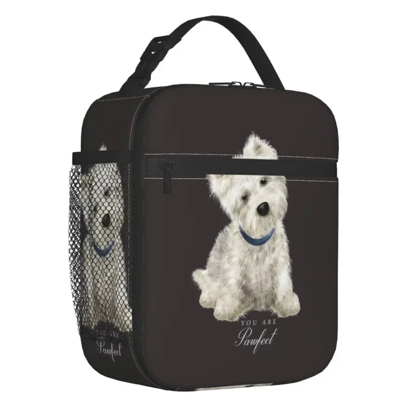 Westie West Highland White Terrier Dog Insulated Lunch Bags for Women Resuable Cooler Thermal Bento Box Work School Travel
Westie West Highland White Terrier Dog Insulated Lunch Bags for Women Resuable Cooler Thermal Bento Box Work School Travel