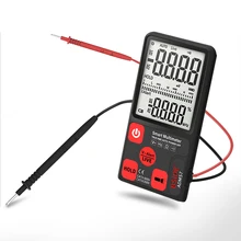 Smart Multimeter True RMS Digital Multimeter Measuring AC/DC Voltage Resistance Frequency with LCD Display Resistance Tester
Smart Multimeter True RMS Digital Multimeter Measuring AC/DC Voltage Resistance Frequency with LCD Display Resistance Tester