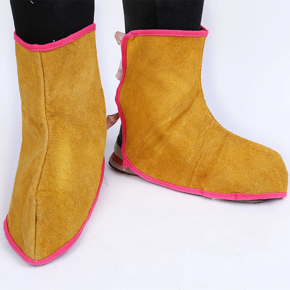 1 Pair Welding Shoe Covers Leather Welding Shoes Heat Insulation Leg Protectors Flame Retardant Boot Covers Welding Accessories
1 Pair Welding Shoe Covers Leather Welding Shoes Heat Insulation Leg Protectors Flame Retardant Boot Covers Welding Accessories