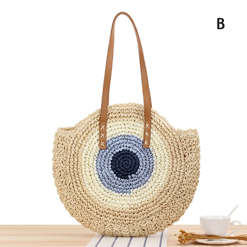 Classic Round Woven Crossbody Bag 1 Se606fd33fed2445d84428402f3b0c5d3A