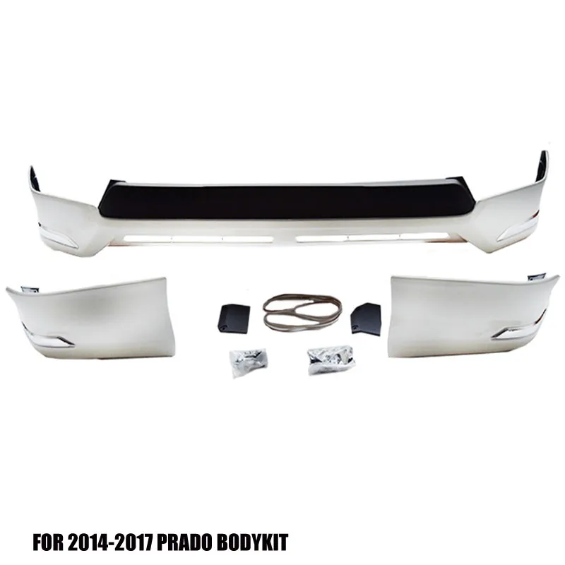 

OE type body kit New design for fj150 Prado Front Rear bumper lip 2014 -2017 Prado bodykit