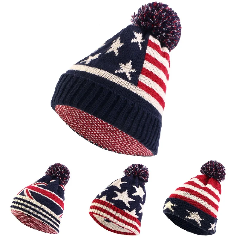 New America Knitted Hat Winter Unisex Beanie hat UK flag print pom pom Keep Warm Cap Winter Cold Bonnet Hat Street Hip Hop Caps 
New America Knitted Hat Winter Unisex Beanie hat UK flag print pom pom Keep Warm Cap Winter Cold Bonnet Hat Street Hip Hop Caps
