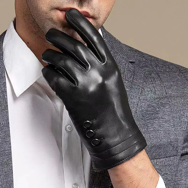 Men Genuine Spring Gloves Leather Gloves Touch Screen Black Real Sheepskin Thin Driving Gloves 2023 New
Men Genuine Spring Gloves Leather Gloves Touch Screen Black Real Sheepskin Thin Driving Gloves 2023 New