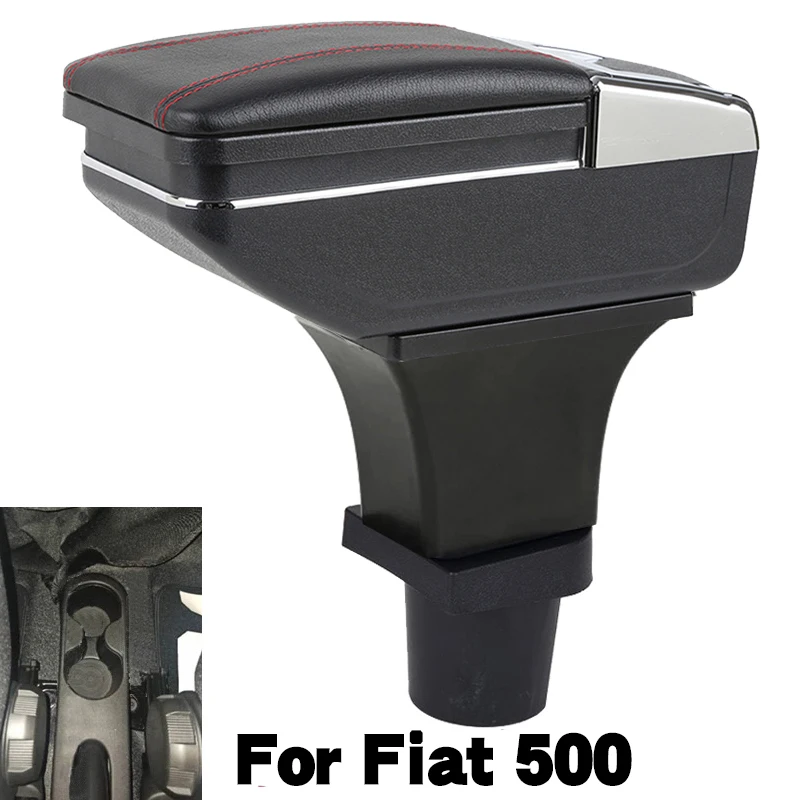 Подлокотник для Fiat 500, центральный ящик для хранения, автомобильные аксессуары, интерьер с USB-светодиодом
Подлокотник для Fiat 500, центральный ящик для хранения, автомобильные аксессуары, интерьер с USB-светодиодом