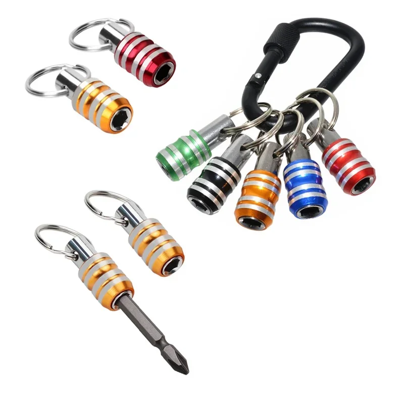 1/4inch Hex Shank Screwdriver Bits Holder Extension Bar Drill Screw Adapter Quick Release Keychain Easy Change
1/4inch Hex Shank Screwdriver Bits Holder Extension Bar Drill Screw Adapter Quick Release Keychain Easy Change