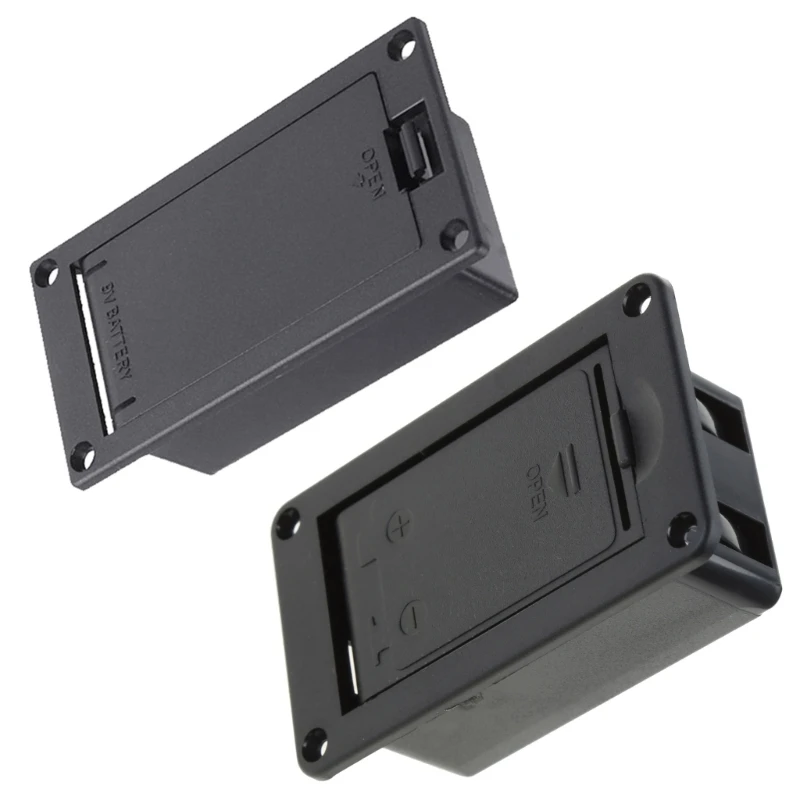 Electric Guitar Bass Battery Box Black 9V Battery Case Holder for Active Guitar Bass Pickup Musical Accessories E56D
Electric Guitar Bass Battery Box Black 9V Battery Case Holder for Active Guitar Bass Pickup Musical Accessories E56D