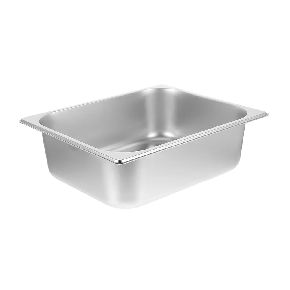 Stainless Steel Pan For Buffet Stainless Steel Deep Pan Metal Catering Storage Food Pan Commercial Steamer Pan Food Catering
Stainless Steel Pan For Buffet Stainless Steel Deep Pan Metal Catering Storage Food Pan Commercial Steamer Pan Food Catering