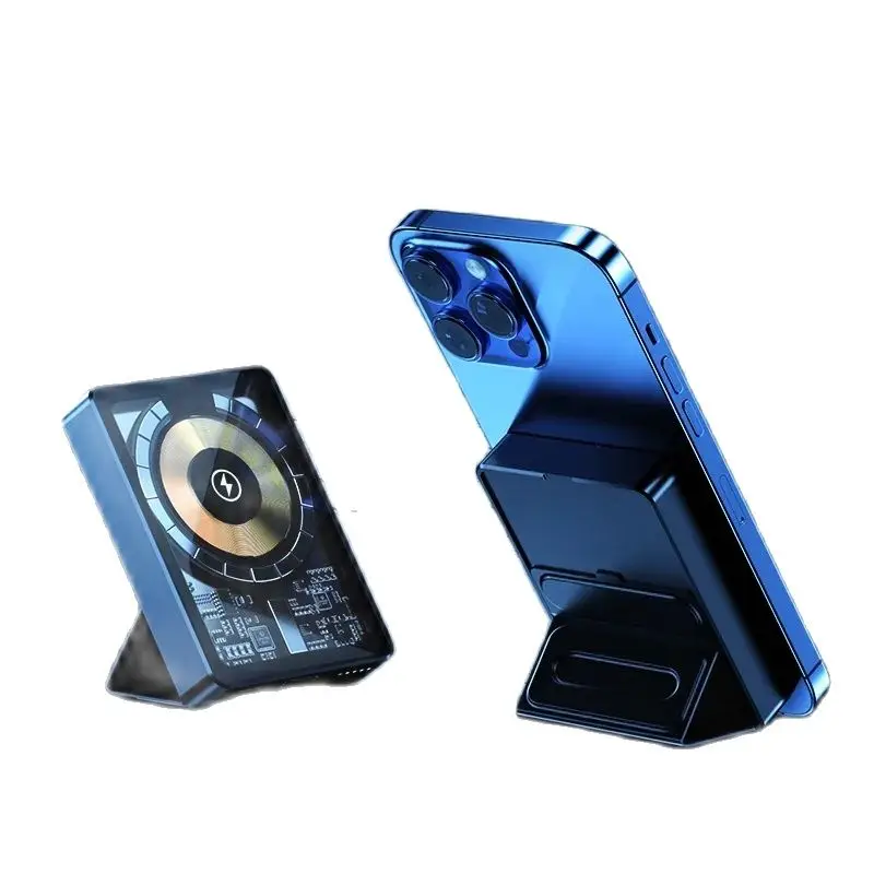 The New Compact Mini Transparent Magnetic Wireless Charging Bracket PD Fast Charge 20W Large Capacity Mobile Power Supply
The New Compact Mini Transparent Magnetic Wireless Charging Bracket PD Fast Charge 20W Large Capacity Mobile Power Supply