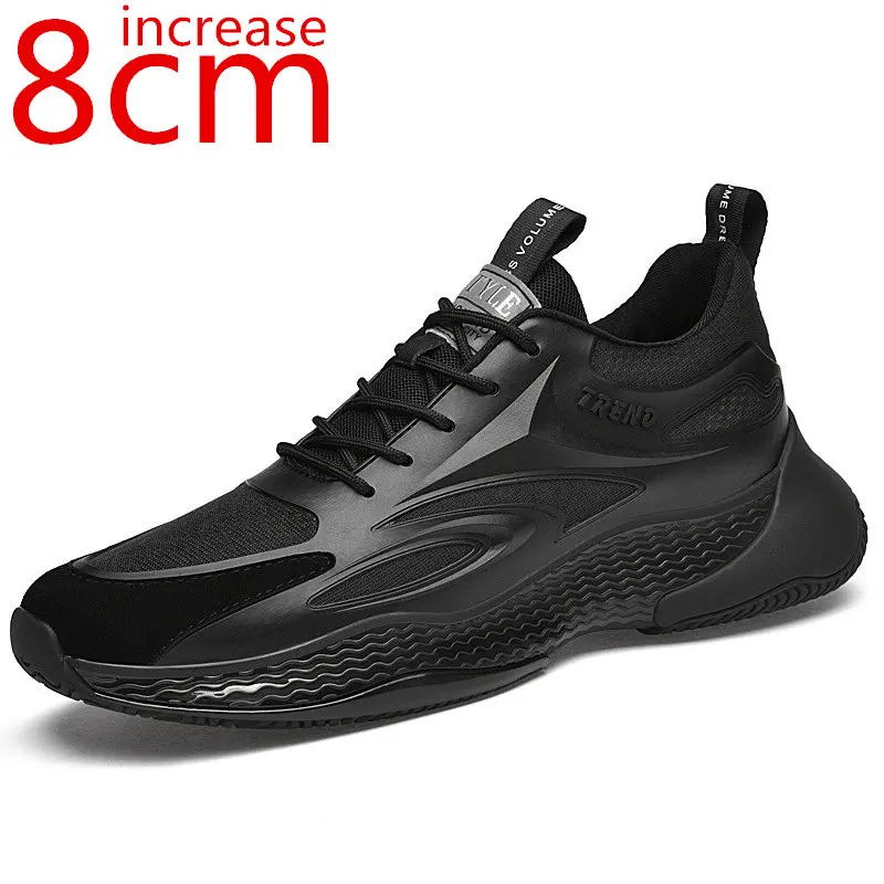 Men's Shoes Spring/Summer Sneakers Breathable Mesh Leisure Sports Shoe Men Designer Height Increasing 8CM Elevator Loafers Shoes 
Men's Shoes Spring/Summer Sneakers Breathable Mesh Leisure Sports Shoe Men Designer Height Increasing 8CM Elevator Loafers Shoes