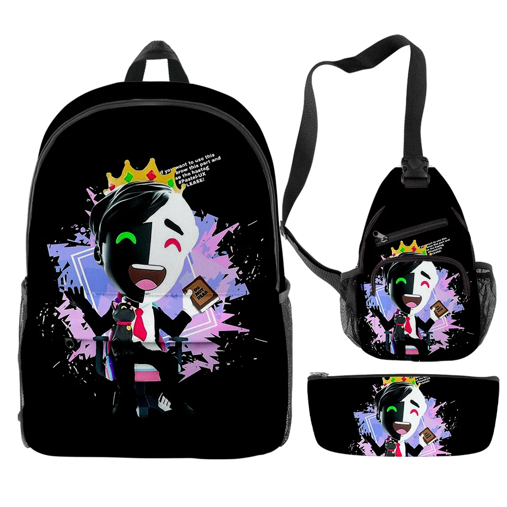 Dream SMP Ranboo Men Women Waterproof Backpack 3pcs/set Teenager Boys Girls Backpacks Chest Bag Pencil Case Children Laptop Bags
Dream SMP Ranboo Men Women Waterproof Backpack 3pcs/set Teenager Boys Girls Backpacks Chest Bag Pencil Case Children Laptop Bags