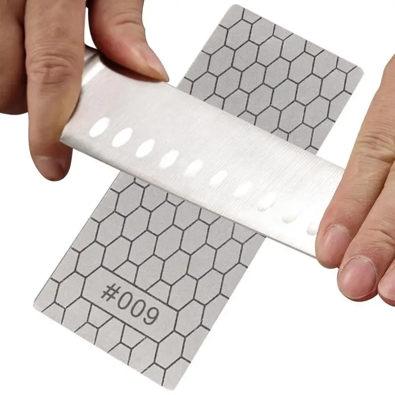 Diamond Sharpening Stone Sturdy Non-Slip Sharpener Plate Portable Sharpening Tool For Kitchen Camping Hiking And Household Use
Diamond Sharpening Stone Sturdy Non-Slip Sharpener Plate Portable Sharpening Tool For Kitchen Camping Hiking And Household Use