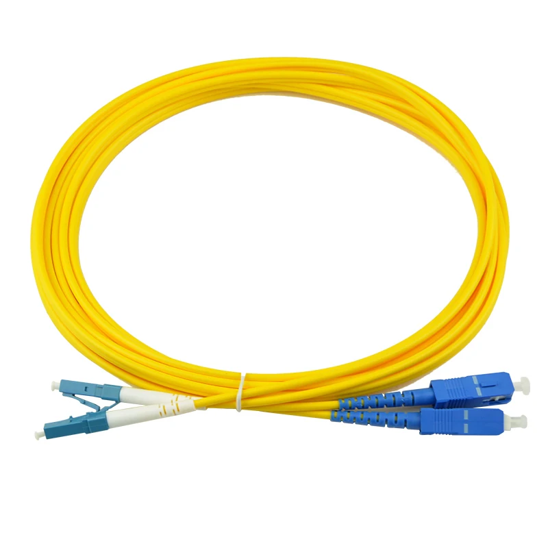 

10PCS SC-LC Singlemode Duplex Fiber Optic Patch Cord FTTH 3M/5M/10M SC-LC Fiber Optic Jumper Cable Free Shipping