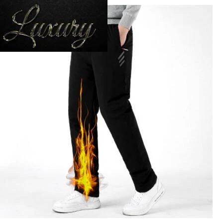 Cotton Down Pants Men Warm Winter Thick Black Loose Casual Large Size 7XL Outside Elastic Waist Straight long trouser male
Cotton Down Pants Men Warm Winter Thick Black Loose Casual Large Size 7XL Outside Elastic Waist Straight long trouser male