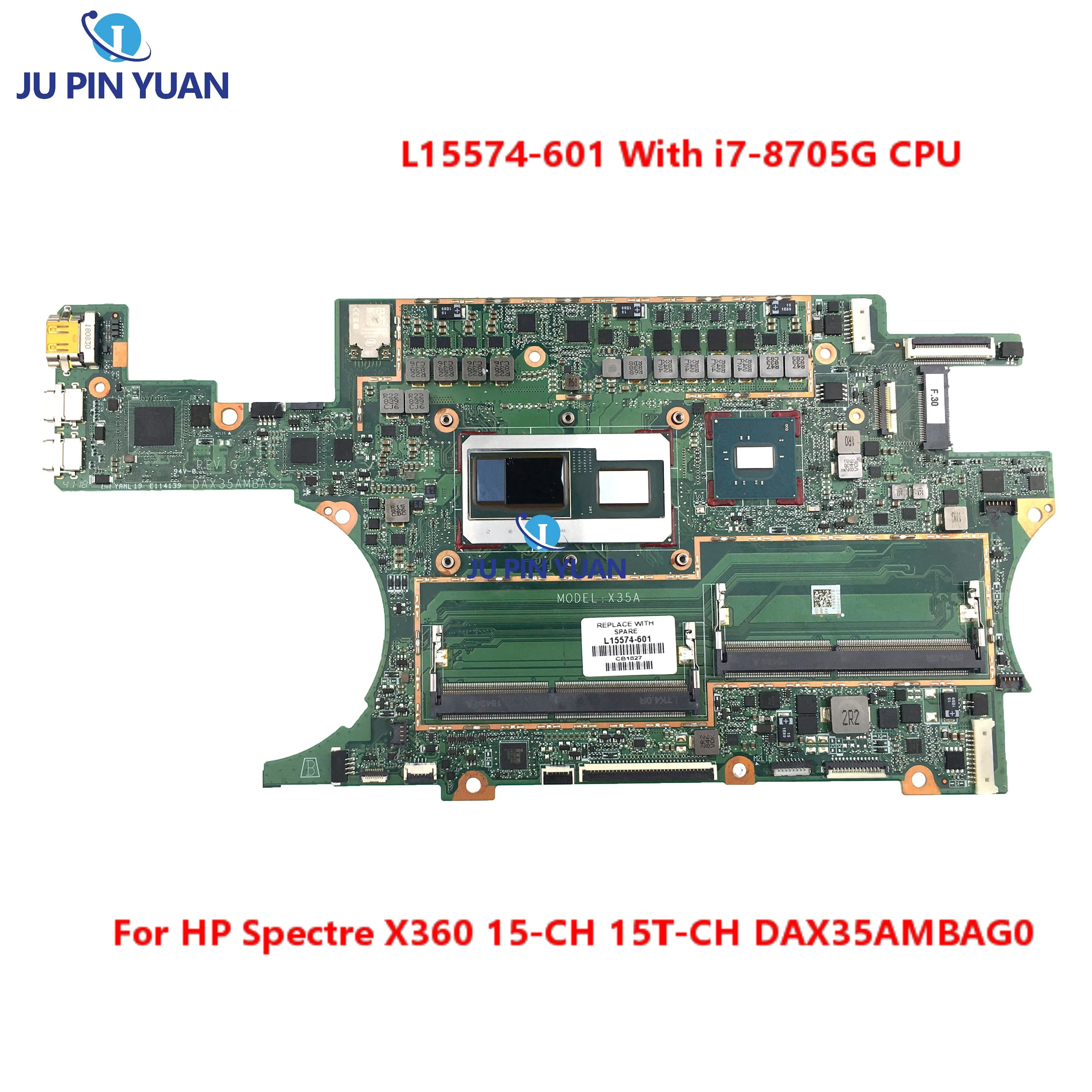 L15574-601 L15574-001 Mainboard For HP Spectre X360 15-CH 15T-CH Laptop Motherboard DAX35AMBAG0 With i7-8705G CPU Full Tested
L15574-601 L15574-001 Mainboard For HP Spectre X360 15-CH 15T-CH Laptop Motherboard DAX35AMBAG0 With i7-8705G CPU Full Tested
