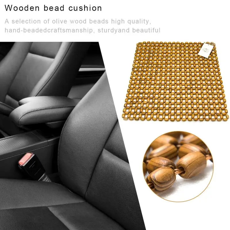 Beaded Seat Covers Massage Breathable Cool Eco-friendly Seat Cushion Non Slide Summer Protector Mat Pad Interior Accessories
Beaded Seat Covers Massage Breathable Cool Eco-friendly Seat Cushion Non Slide Summer Protector Mat Pad Interior Accessories