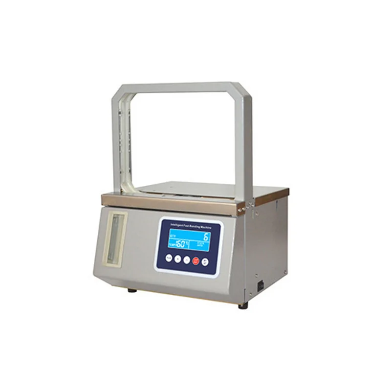 

Mini Portable Vegetable Strapping Machine Automatic Hot Melt OPP Tape Banding Machine Supermarket Vegetable Strapping Machine