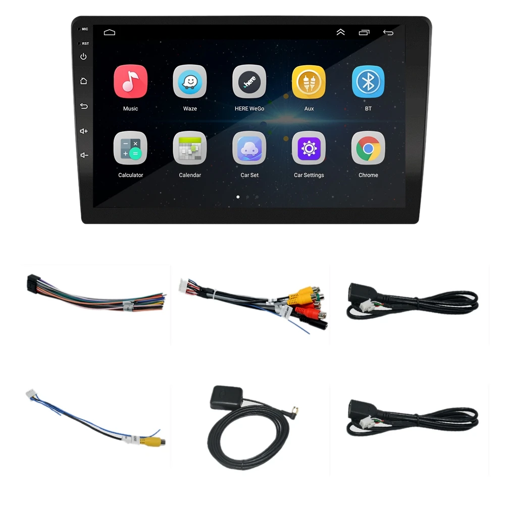 9-дюймовый Android 9 1 автомобильный радиоприемник 1024X60 0 GPS-навигация Bluetooth USB-плеер ГБ