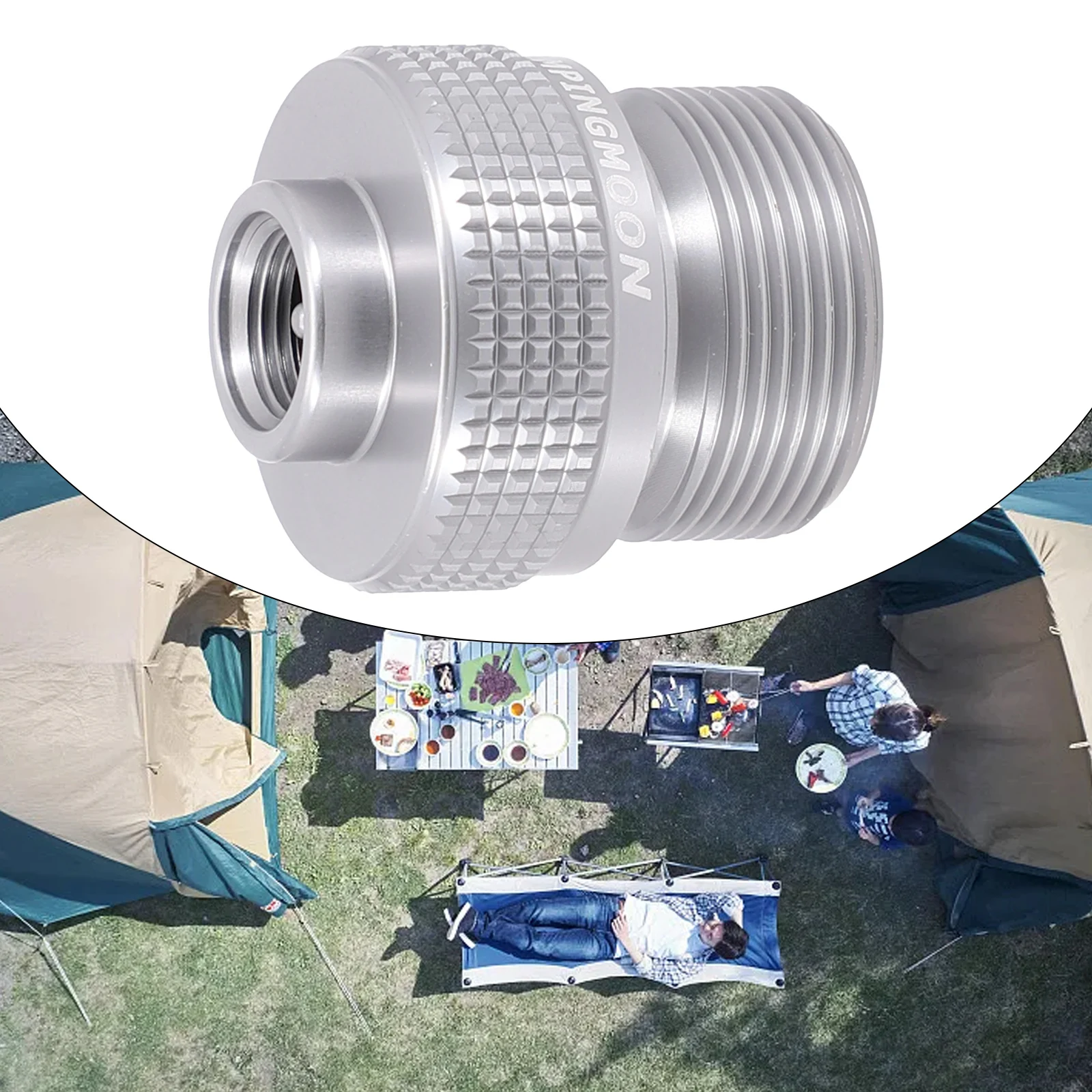 Lightweight Aluminum Alloy Gas Stove Adapter Convert Propane To Flat Gas Portable Silver 3*3*3.2cm Camping Supplies
Lightweight Aluminum Alloy Gas Stove Adapter Convert Propane To Flat Gas Portable Silver 3*3*3.2cm Camping Supplies