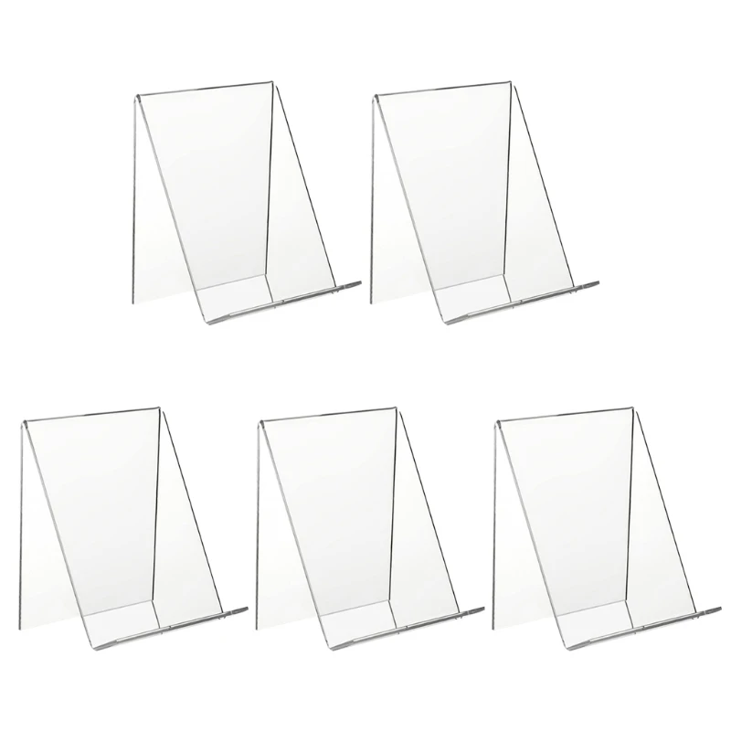 Set of5 Acrylic Display Stand Clear Vertical Picture Frame Sign Holder Display Stand for Office Home
Set of5 Acrylic Display Stand Clear Vertical Picture Frame Sign Holder Display Stand for Office Home