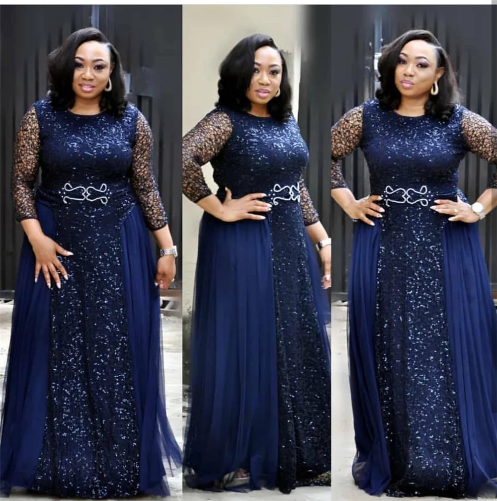 Lace Sequin Round Neck Mid-sleeved Daily Dress Evening Party Dress Africa Hot Selling Women's Dress 2126# 
Lace Sequin Round Neck Mid-sleeved Daily Dress Evening Party Dress Africa Hot Selling Women's Dress 2126#