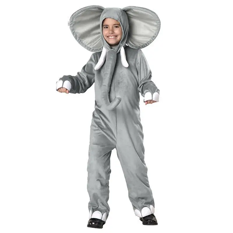 

Kids Halloween Cosplay Costumes Purim Holiday Outfit Elephant Costumes Boys Animal Cosplay Animal Performance Stage Costumes