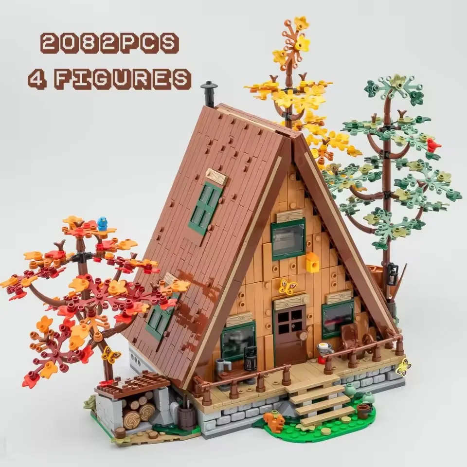 Ideas Expert MOC A Frame Cabin House Bricks Toy Ideas Expert MOC A Frame Cabin House Bricks Toy