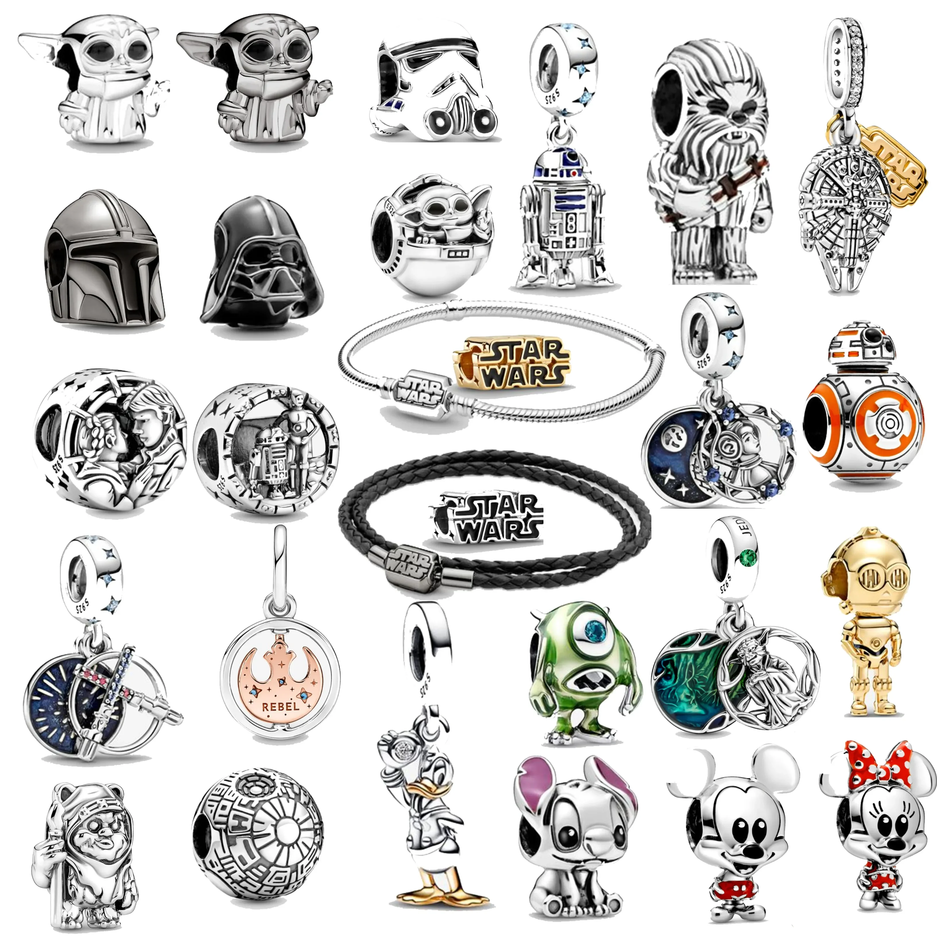 HEROCROSS Disney Star Wars Mandalorian Helmet Charm Fit Pandora Bracelet 925 Sterling Silver Jewelry
HEROCROSS Disney Star Wars Mandalorian Helmet Charm Fit Pandora Bracelet 925 Sterling Silver Jewelry