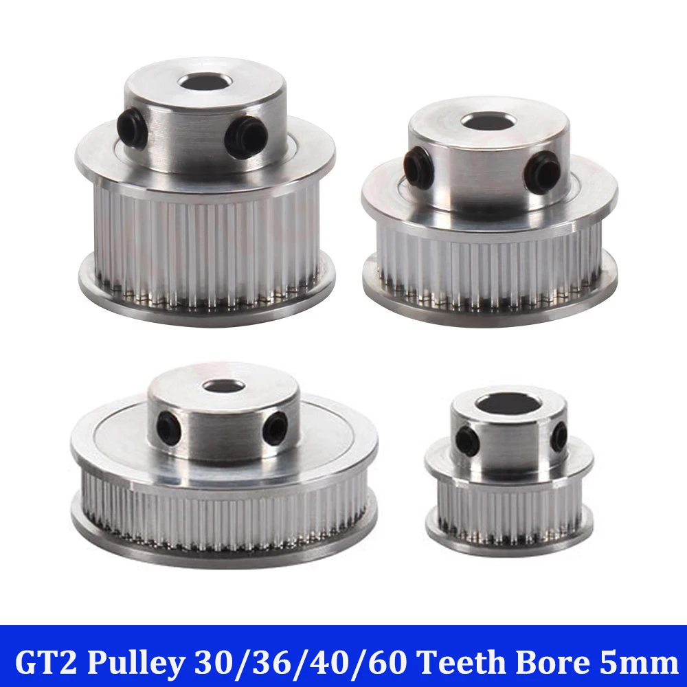 GT2 Timing Pulley Bore 5 6.35 8mm 2GT Pulley Belt Width 6mm 10mm Synchronous Wheel Gear 30 36 40 48 Teeth Reprap 3D Printer Part
GT2 Timing Pulley Bore 5 6.35 8mm 2GT Pulley Belt Width 6mm 10mm Synchronous Wheel Gear 30 36 40 48 Teeth Reprap 3D Printer Part