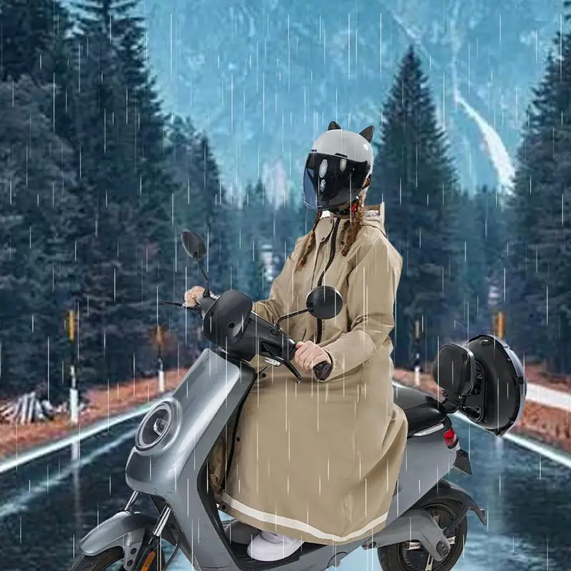 

Fashion Waterproof Long Raincoat Thickened Hooded Outdoor Poncho Covers EVA Rain Jacket Coats Motorcycle cycling Rainwear