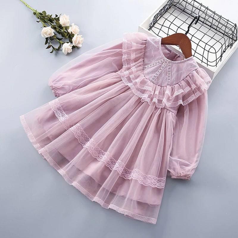 2023 New Spring Long Sleeve Lace Mesh Princess Dress Birthday Party Evening Dress Kid Clothes Girl Dress
2023 New Spring Long Sleeve Lace Mesh Princess Dress Birthday Party Evening Dress Kid Clothes Girl Dress