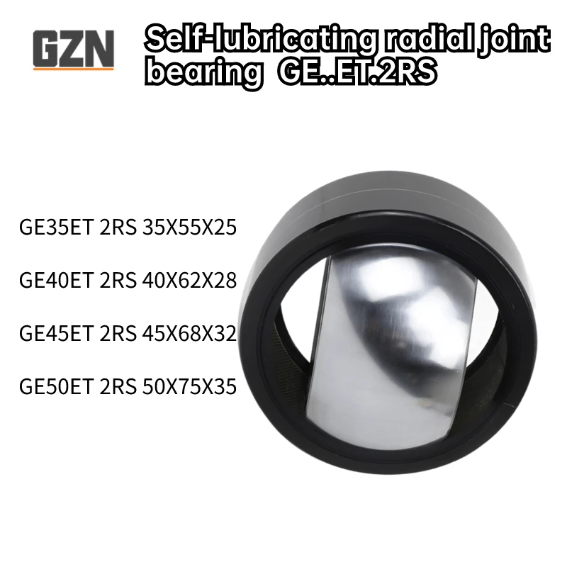 1pcs Self-lubricating Radial Joint Bearing GE 35 ET-2RS /40 45 50 ET-2RS 35X55X25 40X62X28 45X68X22 50X75X35
1pcs Self-lubricating Radial Joint Bearing GE 35 ET-2RS /40 45 50 ET-2RS 35X55X25 40X62X28 45X68X22 50X75X35