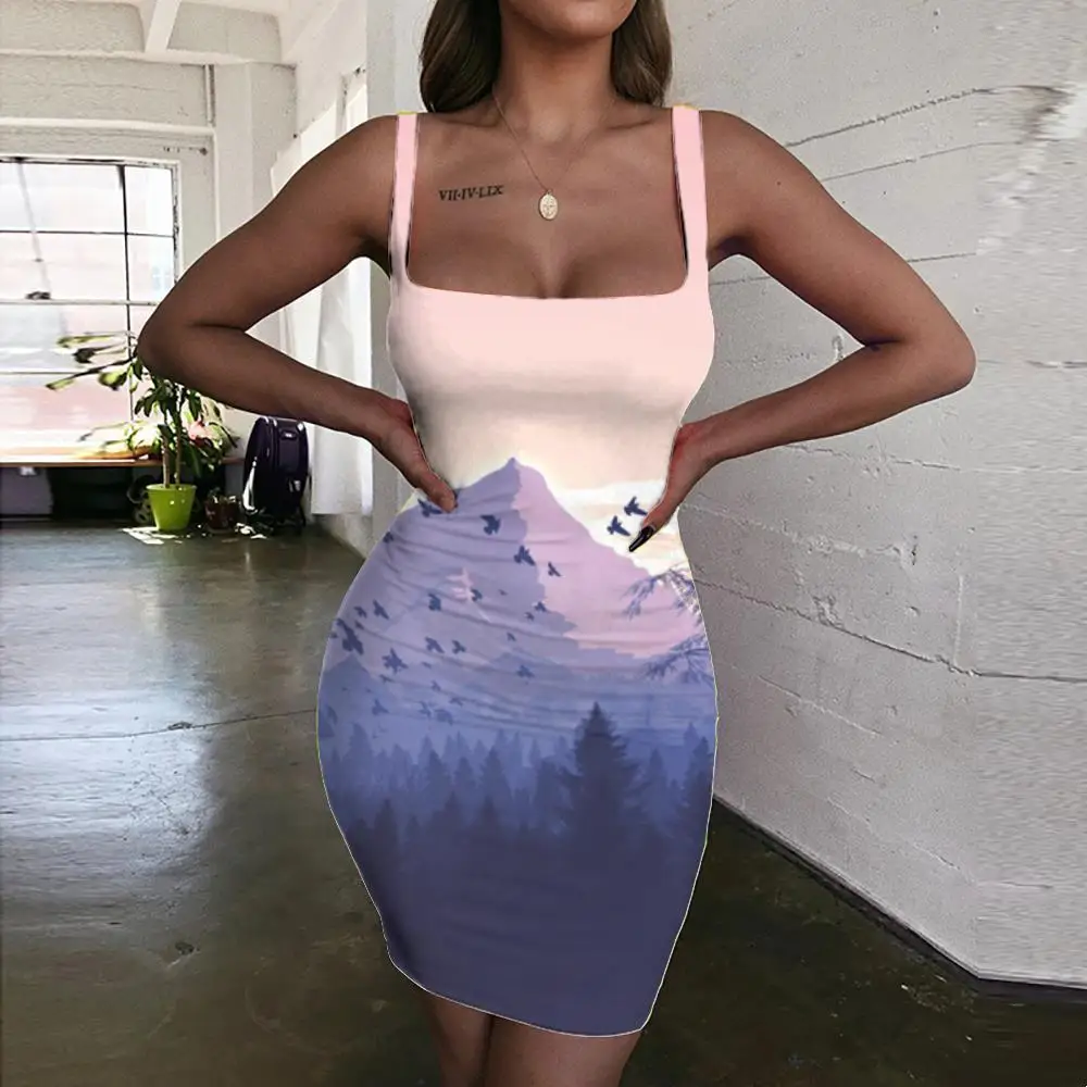 SOMEPET Forest Dresses Women Landscape Sundress Abstract Ladies Dresses Individuality Bodycon Dress Womens Clothing Plus Size
SOMEPET Forest Dresses Women Landscape Sundress Abstract Ladies Dresses Individuality Bodycon Dress Womens Clothing Plus Size