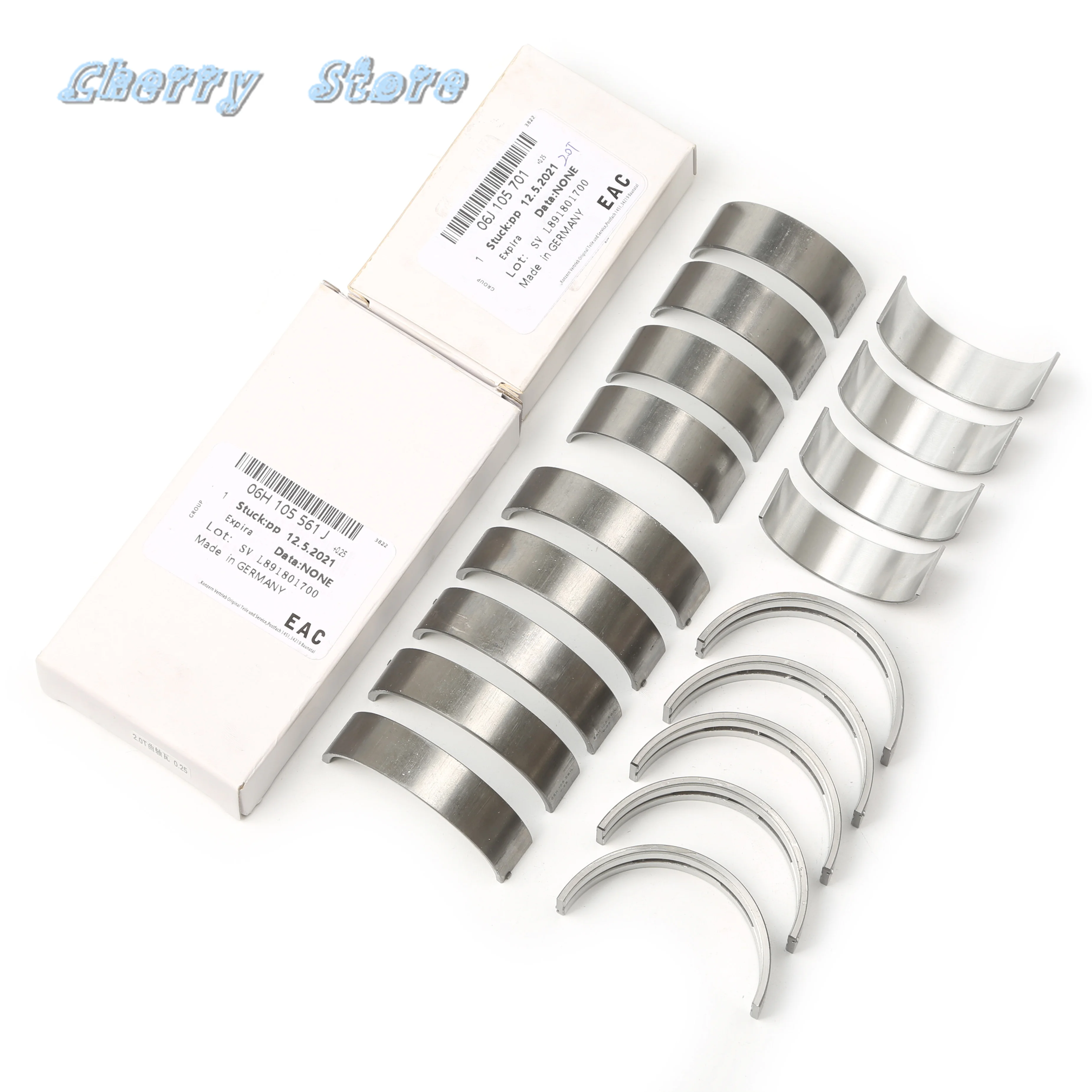 Car Crankshaft and Connecting Rod Bearings Set Oversized 0.25MM For VW CC Eos Tiguan Audi A3 A5 A6 TT Seat WG1020277 06J105701
Car Crankshaft and Connecting Rod Bearings Set Oversized 0.25MM For VW CC Eos Tiguan Audi A3 A5 A6 TT Seat WG1020277 06J105701