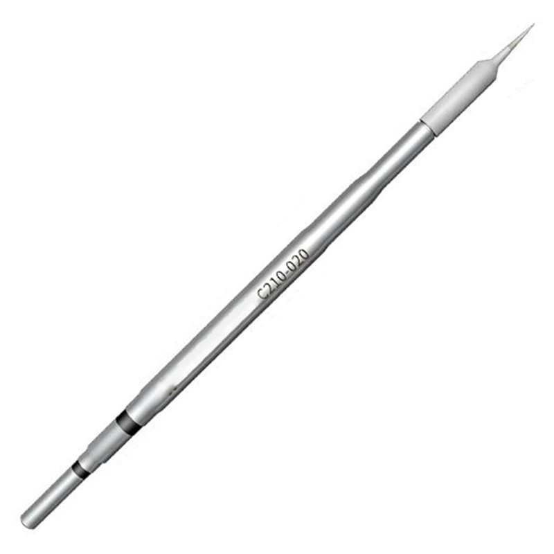2X C210 Series Soldering Tip Lead-Free Solder Welding Head For JBC T210 Handle For Sugon T26 T26D Soldering Station(020)
2X C210 Series Soldering Tip Lead-Free Solder Welding Head For JBC T210 Handle For Sugon T26 T26D Soldering Station(020)