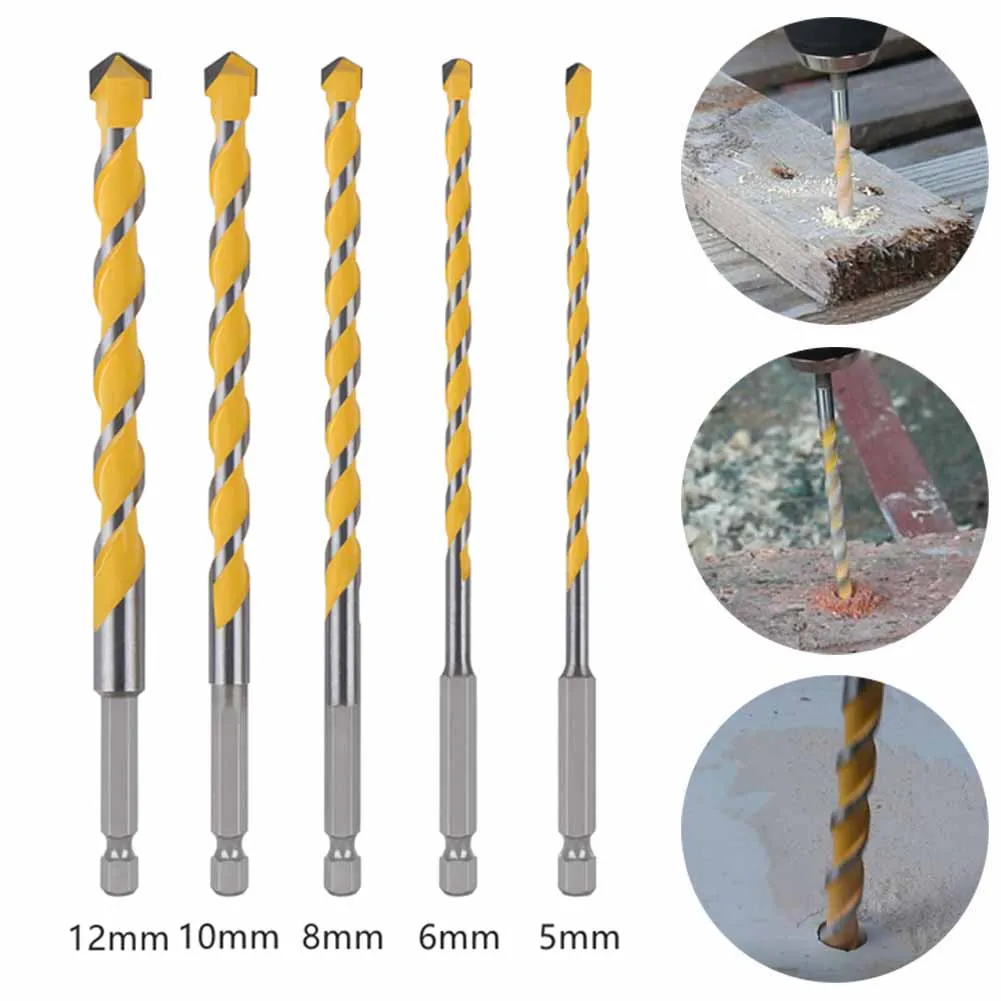 1pc Drill Bit 5/6/8/10/12mm Tungsten Carbide For Masonary Concrete Brick Stone 160mm Hex Shank Ceramic Granite Tiles Stone Wood
1pc Drill Bit 5/6/8/10/12mm Tungsten Carbide For Masonary Concrete Brick Stone 160mm Hex Shank Ceramic Granite Tiles Stone Wood
