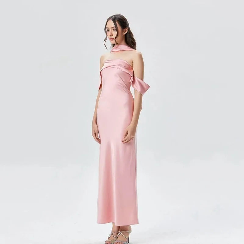 Instagram Summer 2024 New Slim Fit Long Dress Elegant Celebrity Wind Net Red Satin Off the Shoulder Dress for Women CSM86-4
Instagram Summer 2024 New Slim Fit Long Dress Elegant Celebrity Wind Net Red Satin Off the Shoulder Dress for Women CSM86-4