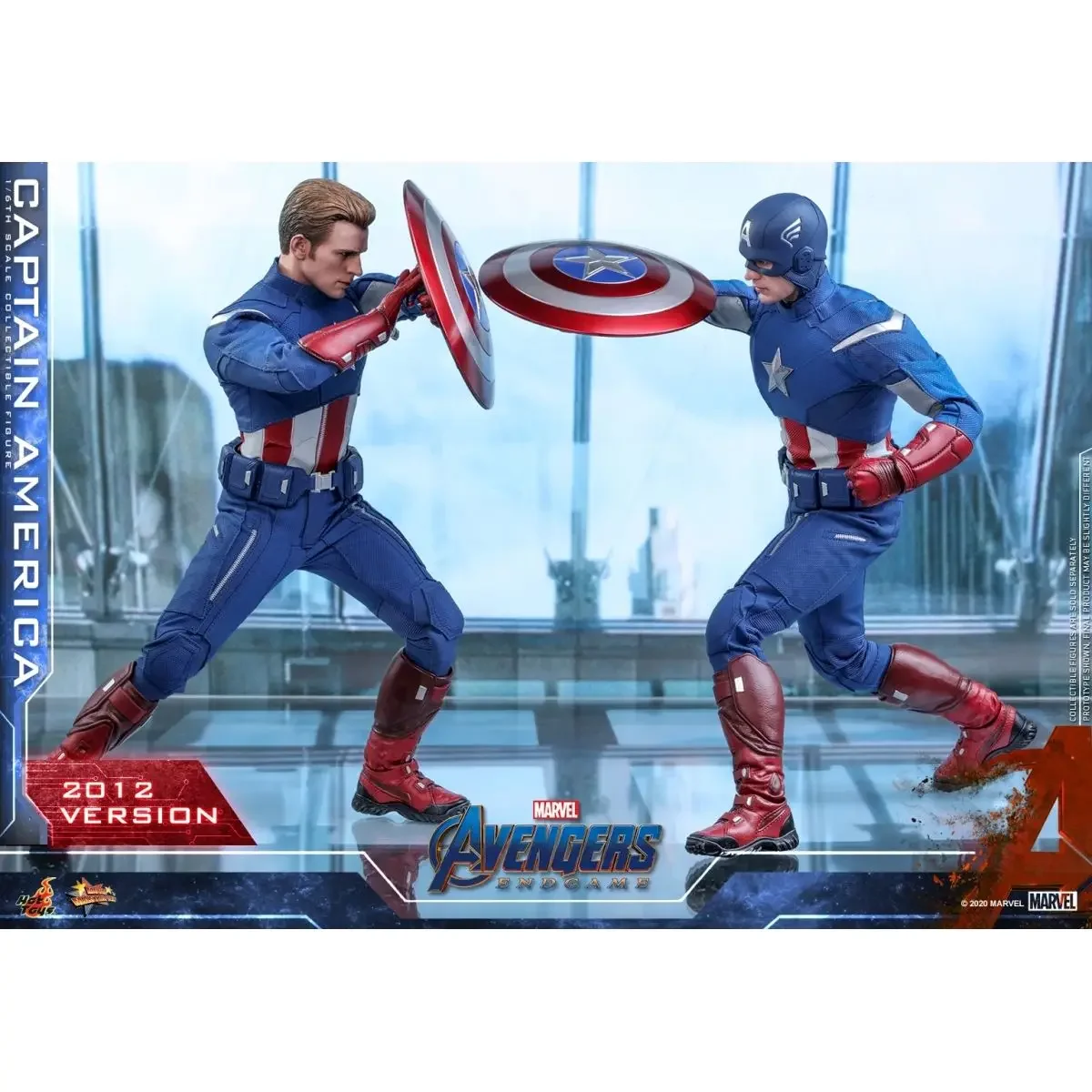 

Hottoys Captain America Ht Mms563 Avengers 4 Endgame 2012 Mobile Soldiers Collection Model Ornament Toys New Year Blesssing Gift