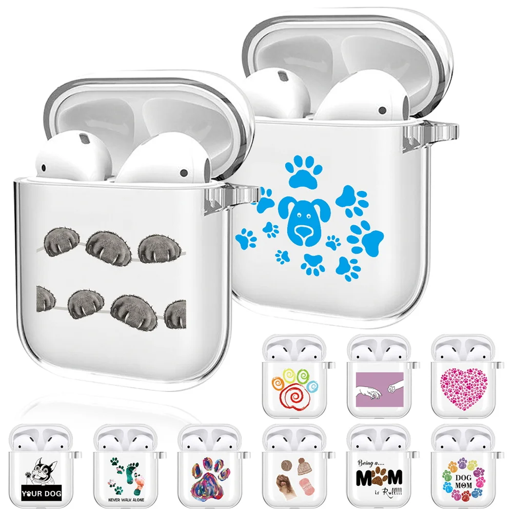 Earphone Case for Apple AirPods 1st / 2nd Generation Footprints Pattern Wireless Bluetooth Headphone Silicone Protective Cover
Earphone Case for Apple AirPods 1st / 2nd Generation Footprints Pattern Wireless Bluetooth Headphone Silicone Protective Cover