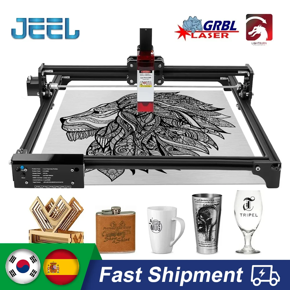 Laser Engraver With 32bit Control 10W Laser Engraving Cutting Machine 445±5nm Blue Light Cnc Machine Marking Wood, Acrylic, PVC
Laser Engraver With 32bit Control 10W Laser Engraving Cutting Machine 445±5nm Blue Light Cnc Machine Marking Wood, Acrylic, PVC