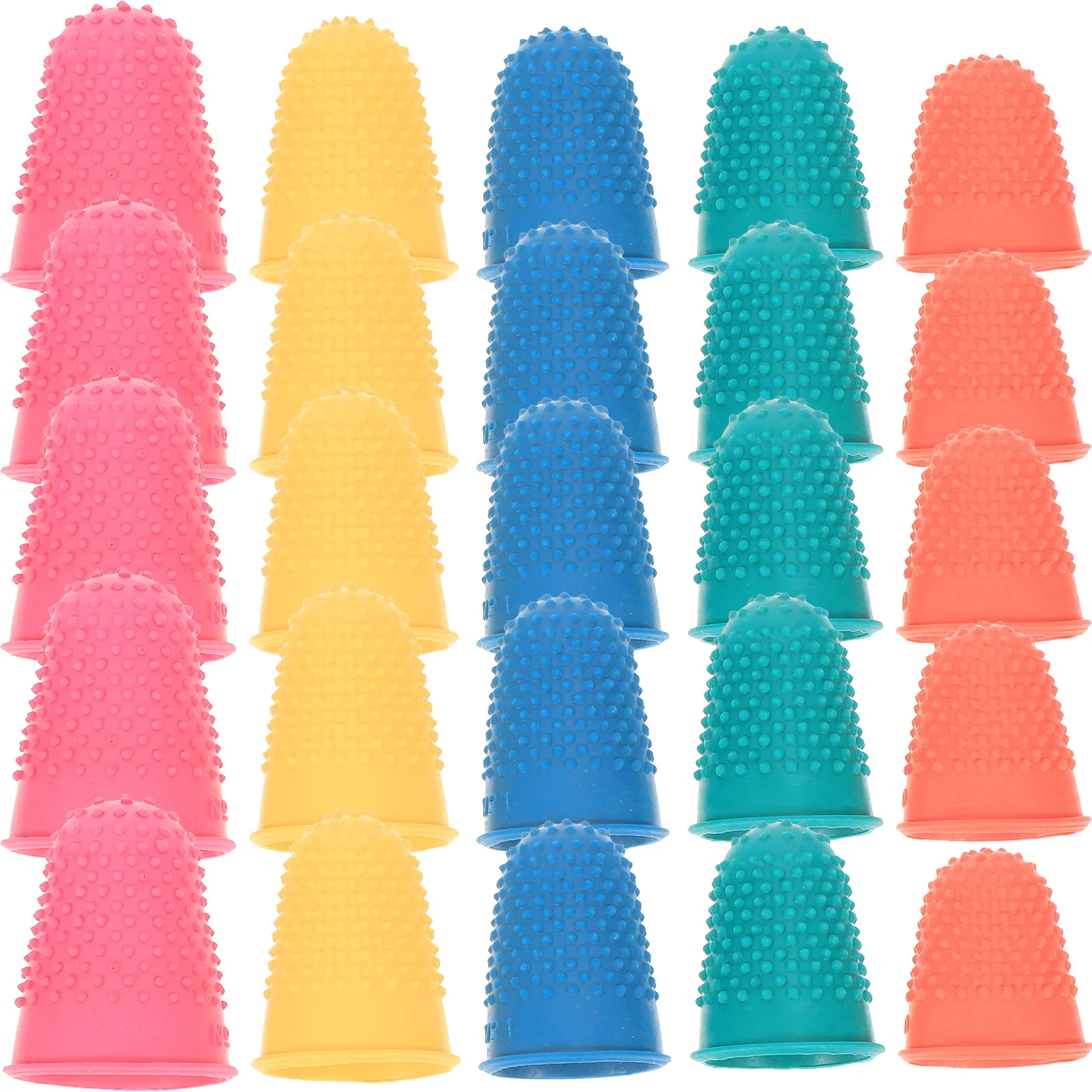 25pcs Non-slip Finger Cots Rubber Finger Sleeves Thickened Finger Cots Finger Protective Covers
25pcs Non-slip Finger Cots Rubber Finger Sleeves Thickened Finger Cots Finger Protective Covers