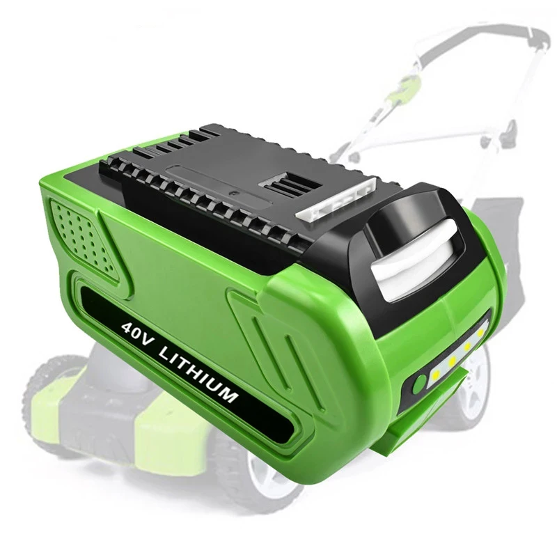 5000 мАч 6000 мАч 40 в перезаряжаемый аккумулятор для электроинструментов GreenWorks Creabest 200 Вт 29462 29472 29282 литий-ионные сменные батареи
5000 мАч 6000 мАч 40 в перезаряжаемый аккумулятор для электроинструментов GreenWorks Creabest 200 Вт 29462 29472 29282 литий-ионные сменные батареи