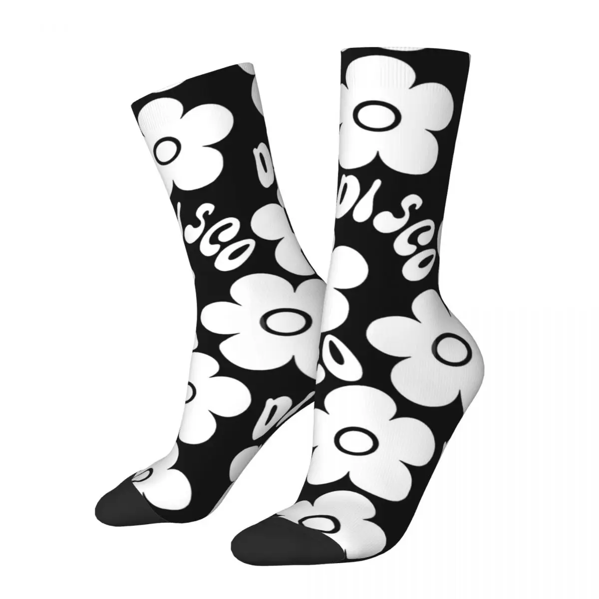 Hip Hop Retro Black And White Disco 70s Retro Flowers Crazy Men's Socks Unisex Disco Party Street Style Seamless Crew Sock
Hip Hop Retro Black And White Disco 70s Retro Flowers Crazy Men's Socks Unisex Disco Party Street Style Seamless Crew Sock