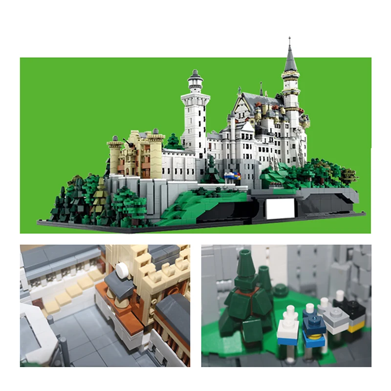 6786PCS Swan Lake Buildings Sets, City Medieval Castle Architecture Modular Buildings Blocks Model Kit, Gift for Adults Kids 6786PCS Swan Lake Buildings Sets, City Medieval Castle Architecture Modular Buildings Blocks Model Kit, Gift for Adults Kids