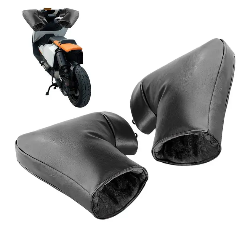 Handlebar Muffs Gloves Winter Handlebar Mittens PU Leather Motorcycle Handlebar Cover Windproof For Motorcycle Accessories
Handlebar Muffs Gloves Winter Handlebar Mittens PU Leather Motorcycle Handlebar Cover Windproof For Motorcycle Accessories