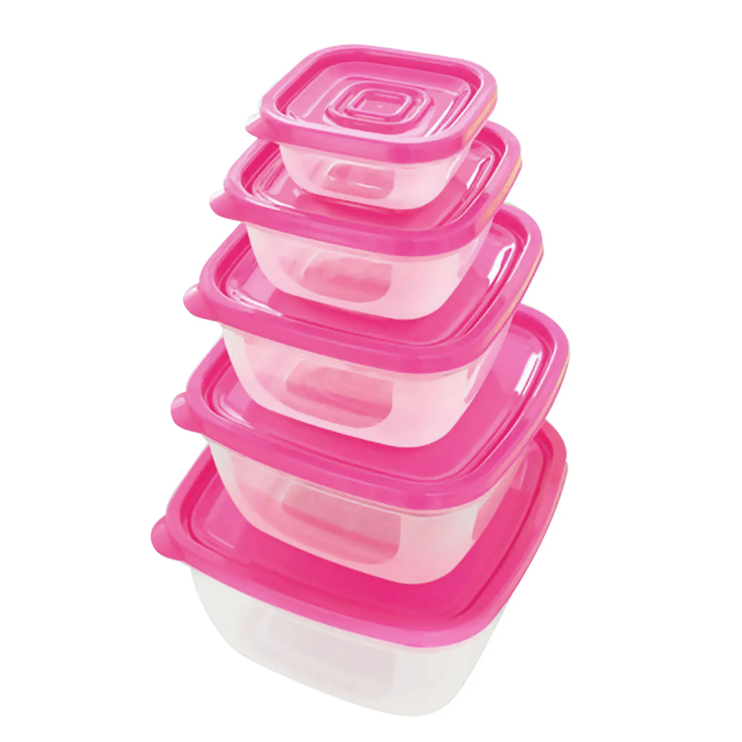 5PCS Assorted Size Stackable Square Shape Food Storage Containers Box Set for Home Kitchen Microwave Freezer Refrigerator
5PCS Assorted Size Stackable Square Shape Food Storage Containers Box Set for Home Kitchen Microwave Freezer Refrigerator