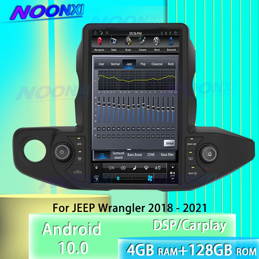 Car Android Radio GPS Navigation Stereo T-Style Carplay Head unit Video Player Receiver multimedia For JEEP Wrangler 2018 - 2021
Car Android Radio GPS Navigation Stereo T-Style Carplay Head unit Video Player Receiver multimedia For JEEP Wrangler 2018 - 2021